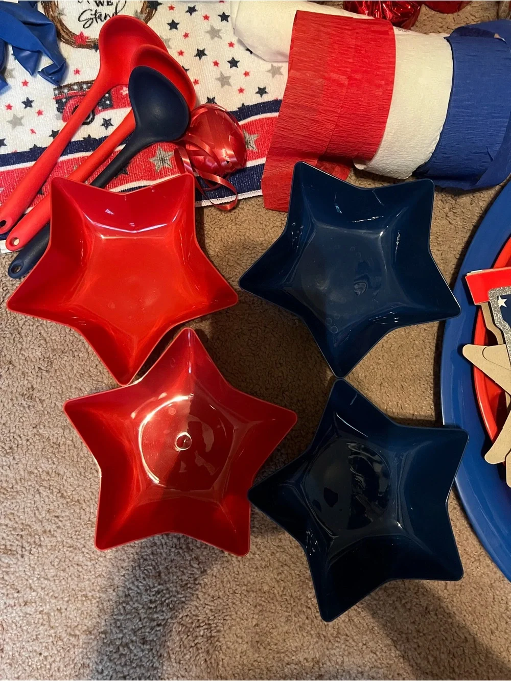 Memorial Day and July 4th decorations